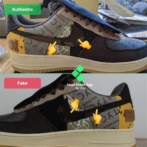 nike air force 1 cactus jack real vs fake|cactus jack air force 1 pattern.